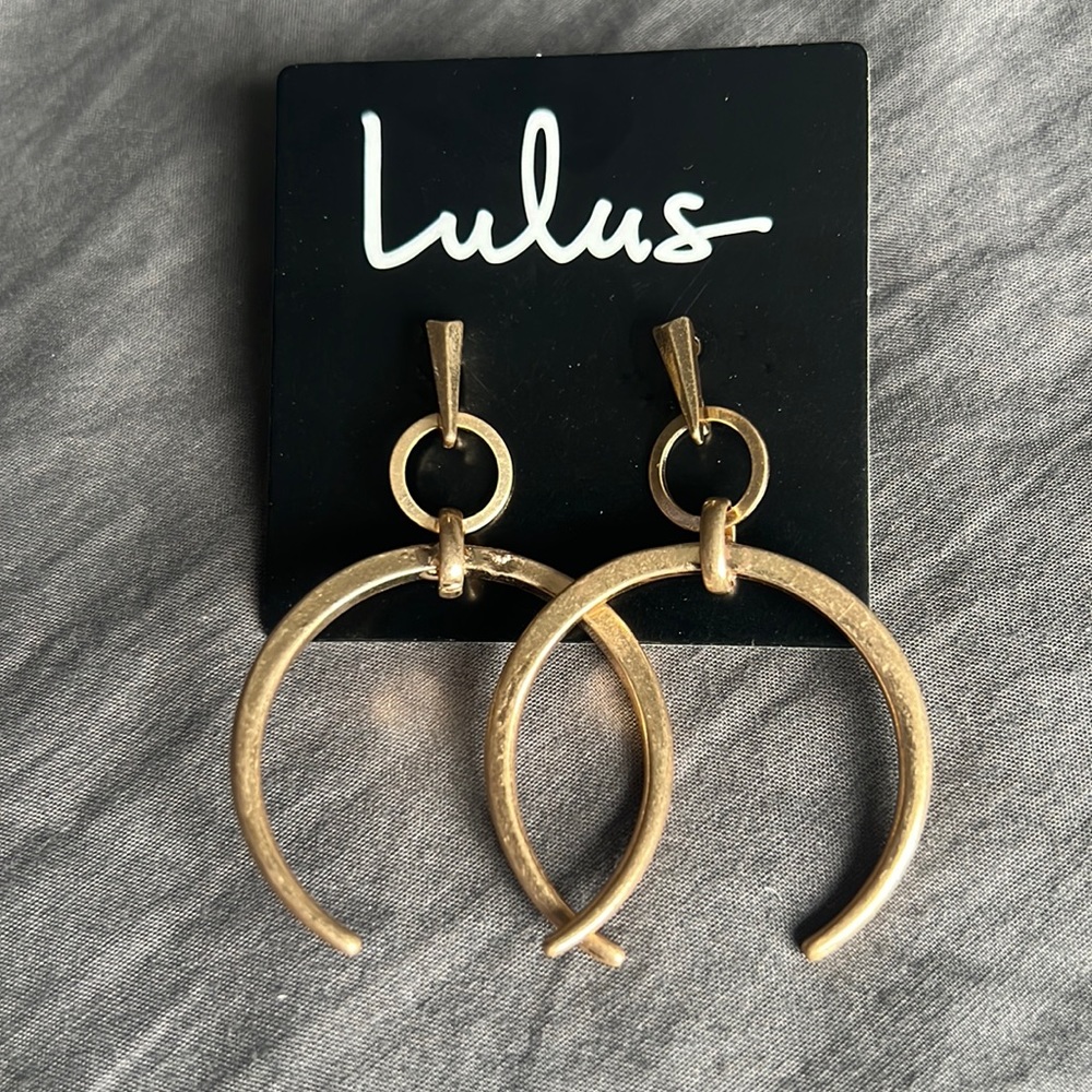 Moon earrings